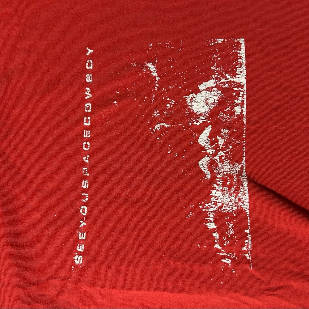 Original SEEYOUSPACECOWBOY merch shirt from Toronto show.
